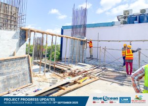 Havelock Place Colombo apartment construction update